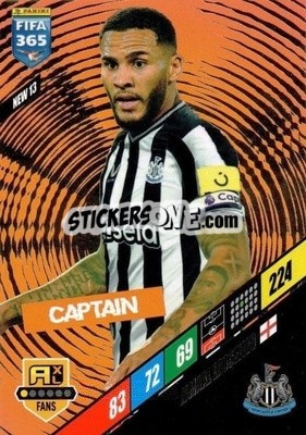 Sticker Jamaal Lascelles - FIFA 365: 2023-2024. Adrenalyn XL
 n. NEW13 - Panini