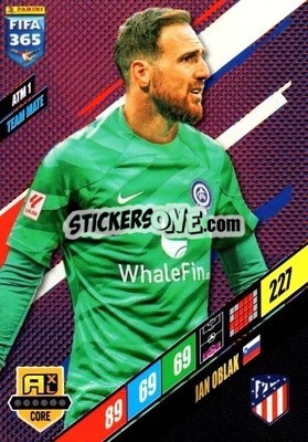 Sticker Jan Oblak - FIFA 365: 2023-2024. Adrenalyn XL
 n. ATM1 - Panini