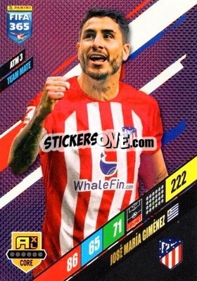 Sticker José María Giménez - FIFA 365: 2023-2024. Adrenalyn XL
 n. ATM3 - Panini