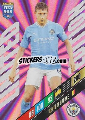 Sticker Kevin De Bruyne - FIFA 365: 2023-2024. Adrenalyn XL
 - Panini