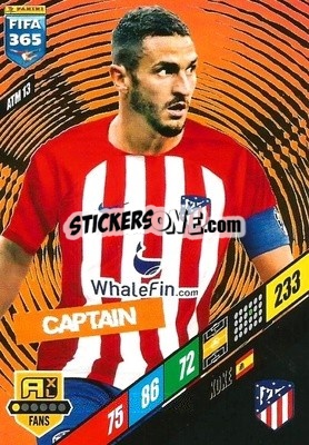 Cromo Koke - FIFA 365: 2023-2024. Adrenalyn XL
 - Panini