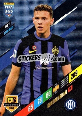Sticker Kristjan Asllani - FIFA 365: 2023-2024. Adrenalyn XL
 n. INT11 - Panini