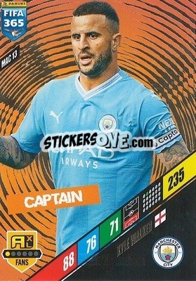 Sticker Kyle Walker - FIFA 365: 2023-2024. Adrenalyn XL
 n. MAC13 - Panini