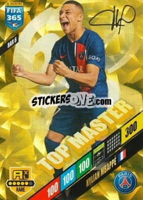Sticker Kylian Mbappé - FIFA 365: 2023-2024. Adrenalyn XL
 n. RAR6 - Panini