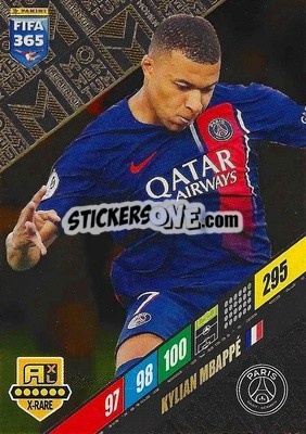 Sticker Kylian Mbappé - FIFA 365: 2023-2024. Adrenalyn XL
 n. M3 - Panini