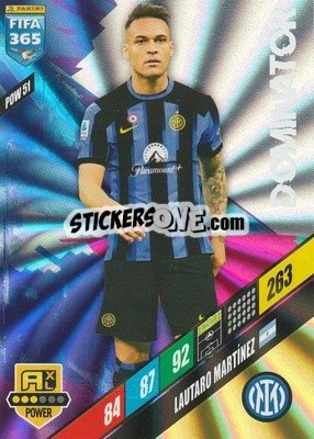 Sticker Lautaro Martínez - FIFA 365: 2023-2024. Adrenalyn XL
 n. POW51 - Panini