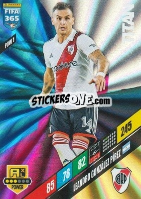 Figurina Leandro González Pirez - FIFA 365: 2023-2024. Adrenalyn XL
 - Panini