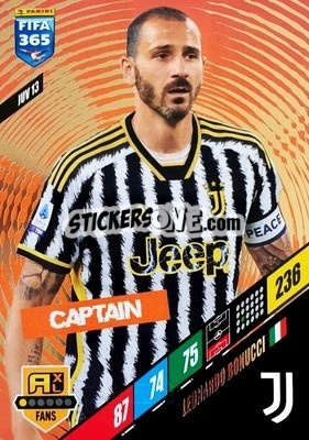 Sticker Leonardo Bonucci - FIFA 365: 2023-2024. Adrenalyn XL
 n. JUV13 - Panini