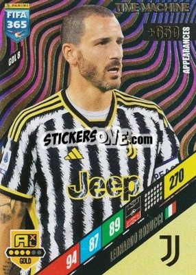Sticker Leonardo Bonucci - FIFA 365: 2023-2024. Adrenalyn XL
 n. GOL8 - Panini