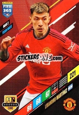 Sticker Lisandro Martínez - FIFA 365: 2023-2024. Adrenalyn XL
 n. MAU2 - Panini