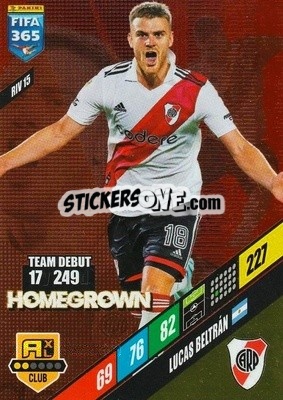Sticker Lucas Beltrán - FIFA 365: 2023-2024. Adrenalyn XL
 n. RIV15 - Panini