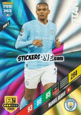 Sticker Manuel Akanji - FIFA 365: 2023-2024. Adrenalyn XL
 n. POW5 - Panini