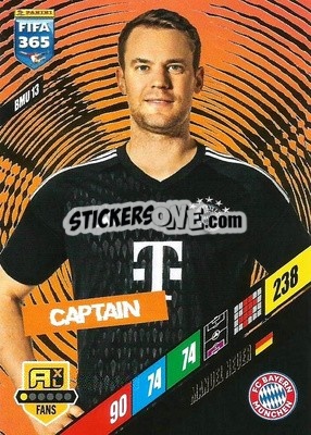 Sticker Manuel Neuer - FIFA 365: 2023-2024. Adrenalyn XL
 n. BMU13 - Panini