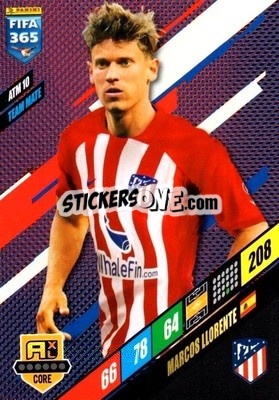 Sticker Marcos Llorente - FIFA 365: 2023-2024. Adrenalyn XL
 n. ATM10 - Panini