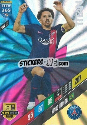 Sticker Marquinhos - FIFA 365: 2023-2024. Adrenalyn XL
 n. POW12 - Panini
