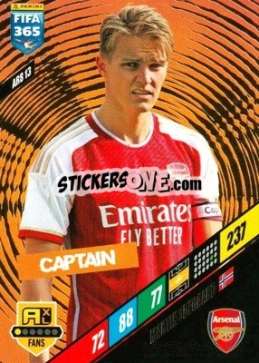 Figurina Martin Ødegaard - FIFA 365: 2023-2024. Adrenalyn XL
 - Panini