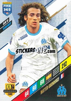 Figurina Mattéo Guendouzi - FIFA 365: 2023-2024. Adrenalyn XL
 - Panini