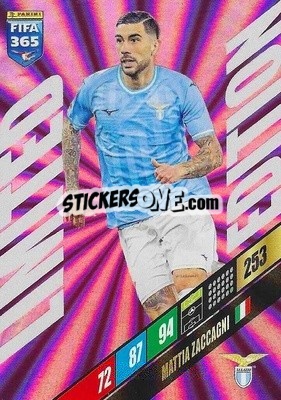 Figurina Mattia Zaccagni - FIFA 365: 2023-2024. Adrenalyn XL
 - Panini