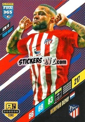 Sticker Memphis Depay - FIFA 365: 2023-2024. Adrenalyn XL
 n. ATM18 - Panini