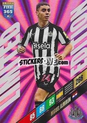 Sticker Miguel Almirón - FIFA 365: 2023-2024. Adrenalyn XL
 - Panini