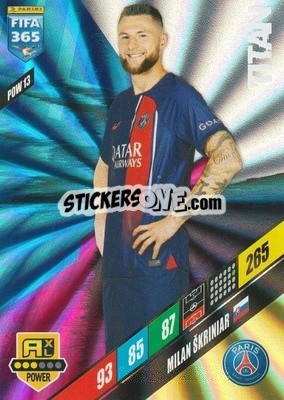 Sticker Milan Škriniar - FIFA 365: 2023-2024. Adrenalyn XL
 n. POW13 - Panini
