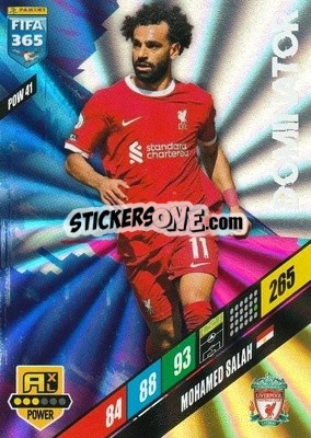 Sticker Mohamed Salah - FIFA 365: 2023-2024. Adrenalyn XL
 n. POW41 - Panini