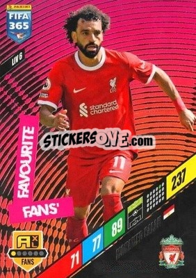 Sticker Mohamed Salah - FIFA 365: 2023-2024. Adrenalyn XL
 n. LIV6 - Panini