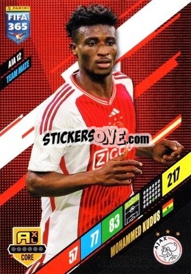 Sticker Mohammed Kudus - FIFA 365: 2023-2024. Adrenalyn XL
 n. AJA12 - Panini