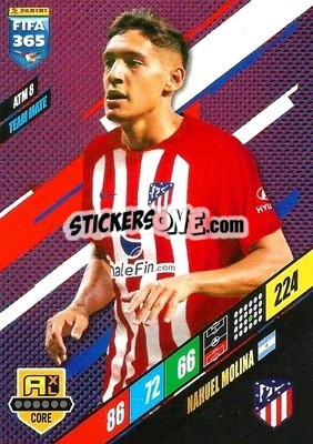 Sticker Nahuel Molina - FIFA 365: 2023-2024. Adrenalyn XL
 n. ATM8 - Panini