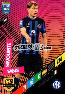 Sticker Nicolò Barella - FIFA 365: 2023-2024. Adrenalyn XL
 n. INT6 - Panini