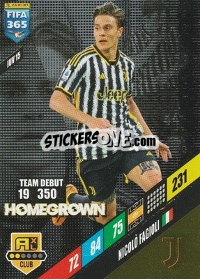 Sticker Nicolo Fagioli - FIFA 365: 2023-2024. Adrenalyn XL
 - Panini