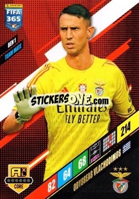 Cromo Odysseas Vlachodimos - FIFA 365: 2023-2024. Adrenalyn XL
 n. BEN1 - Panini