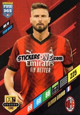 Sticker Olivier Giroud - FIFA 365: 2023-2024. Adrenalyn XL
 n. MIL18 - Panini