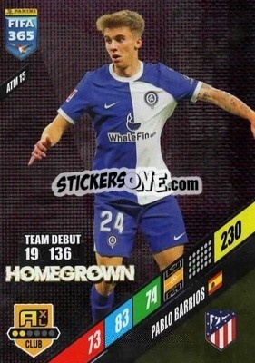 Sticker Pablo Barrios - FIFA 365: 2023-2024. Adrenalyn XL
 n. ATM15 - Panini