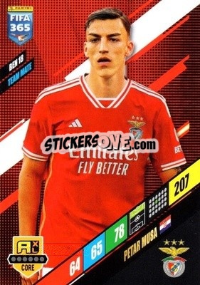 Sticker Petar Musa - FIFA 365: 2023-2024. Adrenalyn XL
 n. BEN18 - Panini