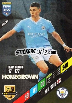 Sticker Phil Foden - FIFA 365: 2023-2024. Adrenalyn XL
 - Panini