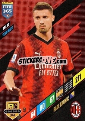 Sticker Rade Krunić - FIFA 365: 2023-2024. Adrenalyn XL
 - Panini