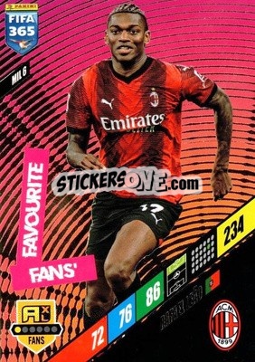 Sticker Rafael Leão - FIFA 365: 2023-2024. Adrenalyn XL
 n. MIL6 - Panini