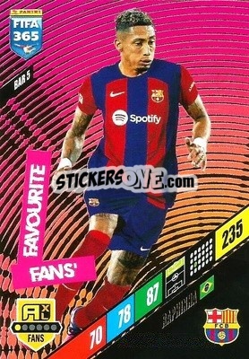 Sticker Raphinha - FIFA 365: 2023-2024. Adrenalyn XL
 - Panini