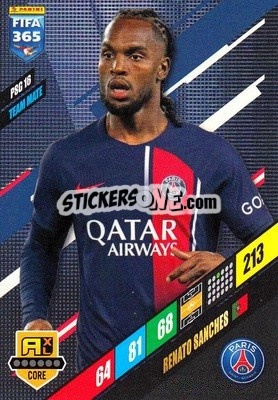 Sticker Renato Sanches - FIFA 365: 2023-2024. Adrenalyn XL
 n. PSG16 - Panini