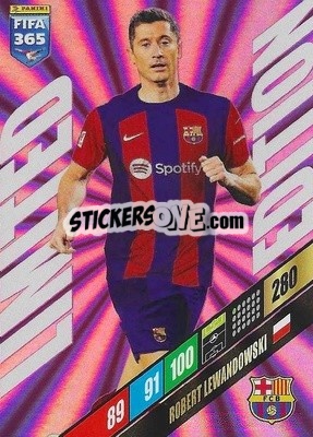 Sticker Rober Lewandowski - FIFA 365: 2023-2024. Adrenalyn XL
 - Panini