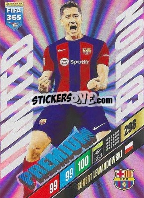 Sticker Robert Lewandowski - FIFA 365: 2023-2024. Adrenalyn XL
 - Panini