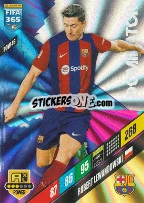 Sticker Robert Lewandowski - FIFA 365: 2023-2024. Adrenalyn XL
 n. POW46 - Panini