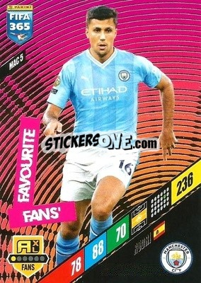 Sticker Rodri - FIFA 365: 2023-2024. Adrenalyn XL
 n. MAC5 - Panini