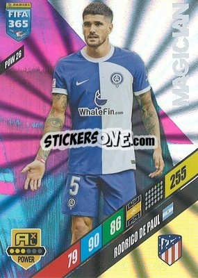 Sticker Rodrigo De Paul - FIFA 365: 2023-2024. Adrenalyn XL
 n. POW26 - Panini