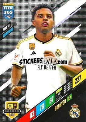 Sticker Rodrygo - FIFA 365: 2023-2024. Adrenalyn XL
 n. RMA18 - Panini