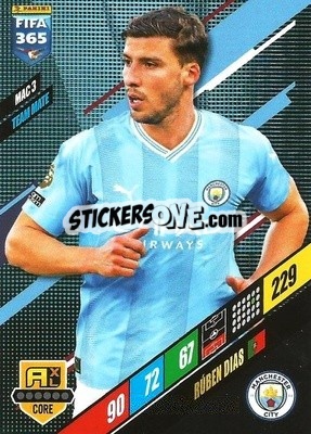 Cromo Rúben Dias - FIFA 365: 2023-2024. Adrenalyn XL
 - Panini