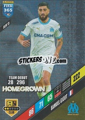Sticker Samuel Gigot  - FIFA 365: 2023-2024. Adrenalyn XL
 - Panini