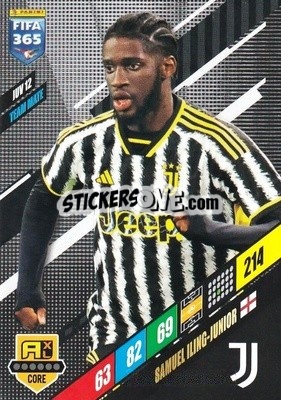 Sticker Samuel Illing-Junior - FIFA 365: 2023-2024. Adrenalyn XL
 n. JUV12 - Panini