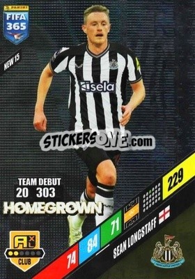 Sticker Sean Longstaff - FIFA 365: 2023-2024. Adrenalyn XL
 n. NEW15 - Panini